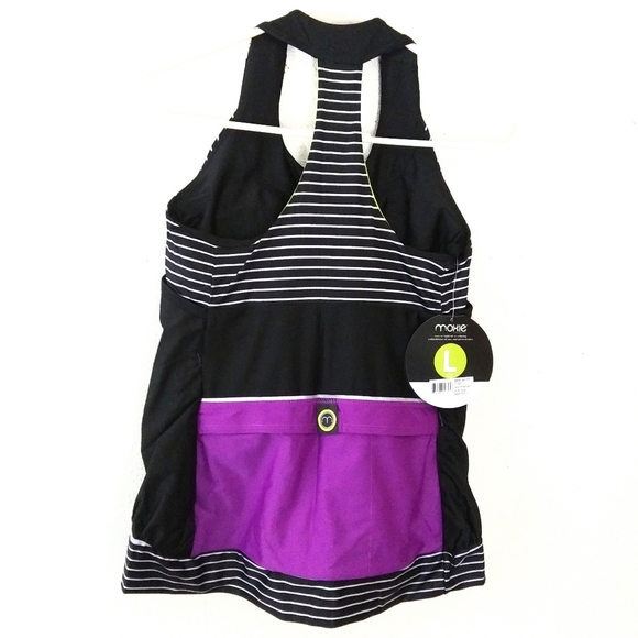 Moxie cycling layered racerback top Size Large - Picture 11 of 13